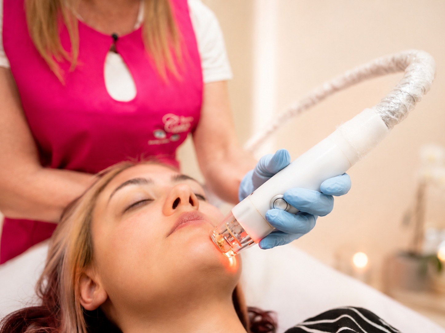 Trattamento viso con tecnologia estetica avanzata da Catia Beauty Center a Montesilvano